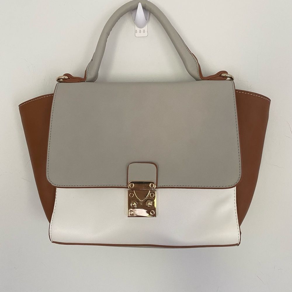 3 Color Handbag NWOT - Picture 4 of 12